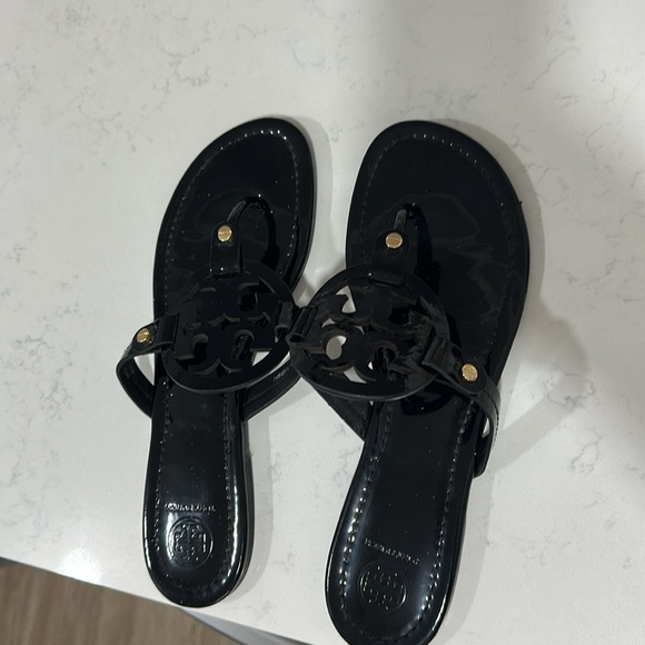 Tory Burch Miller black patent sandals - size 9. No box included. - Picture 6 of 6